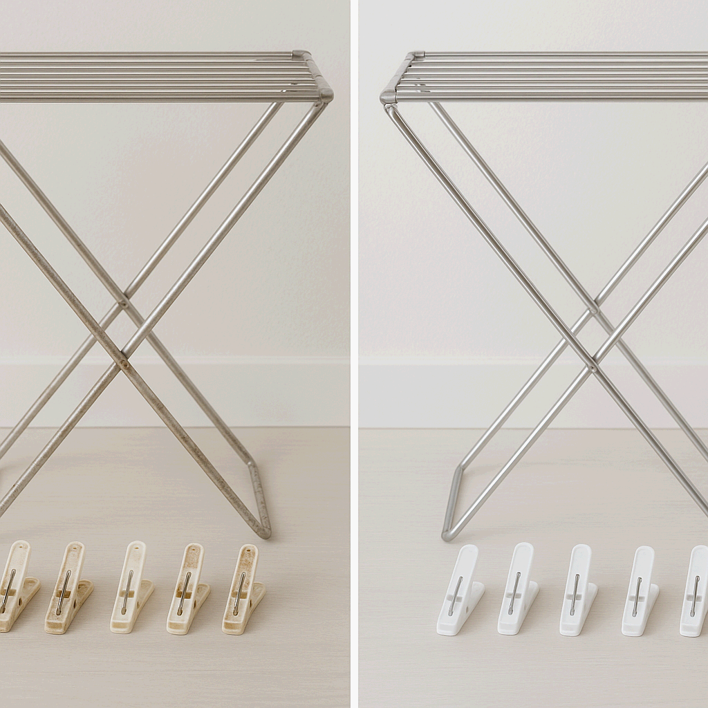 의류 건조대 및 빨래집게 위생 관리와 곰팡이 방지법