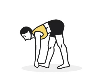 햄스트링스트레칭.