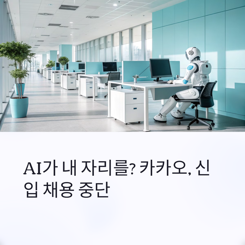 사무실에 로봇이 앉아있는 모습