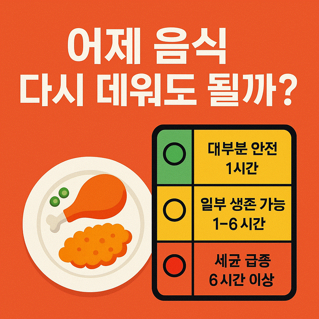 썸네일:어제 음식 다시 데워도 될까?