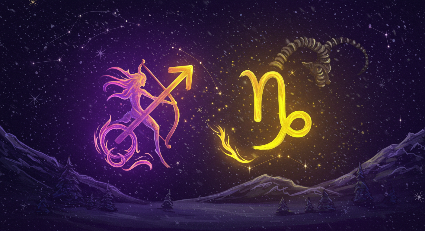 나의 12월 별자리는 무엇일까? 사수자리 vs 염소자리