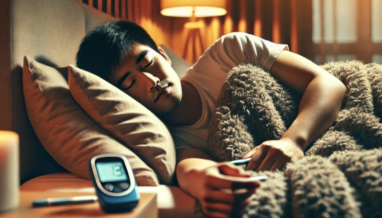 따뜻하고 편안한 침실에서 숙면