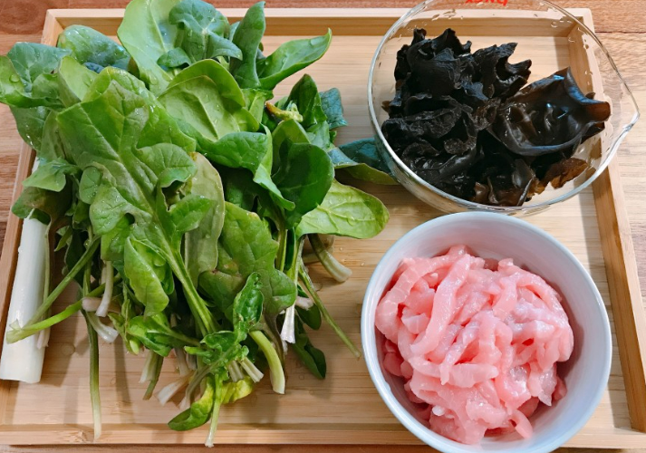 잡채-재료준비