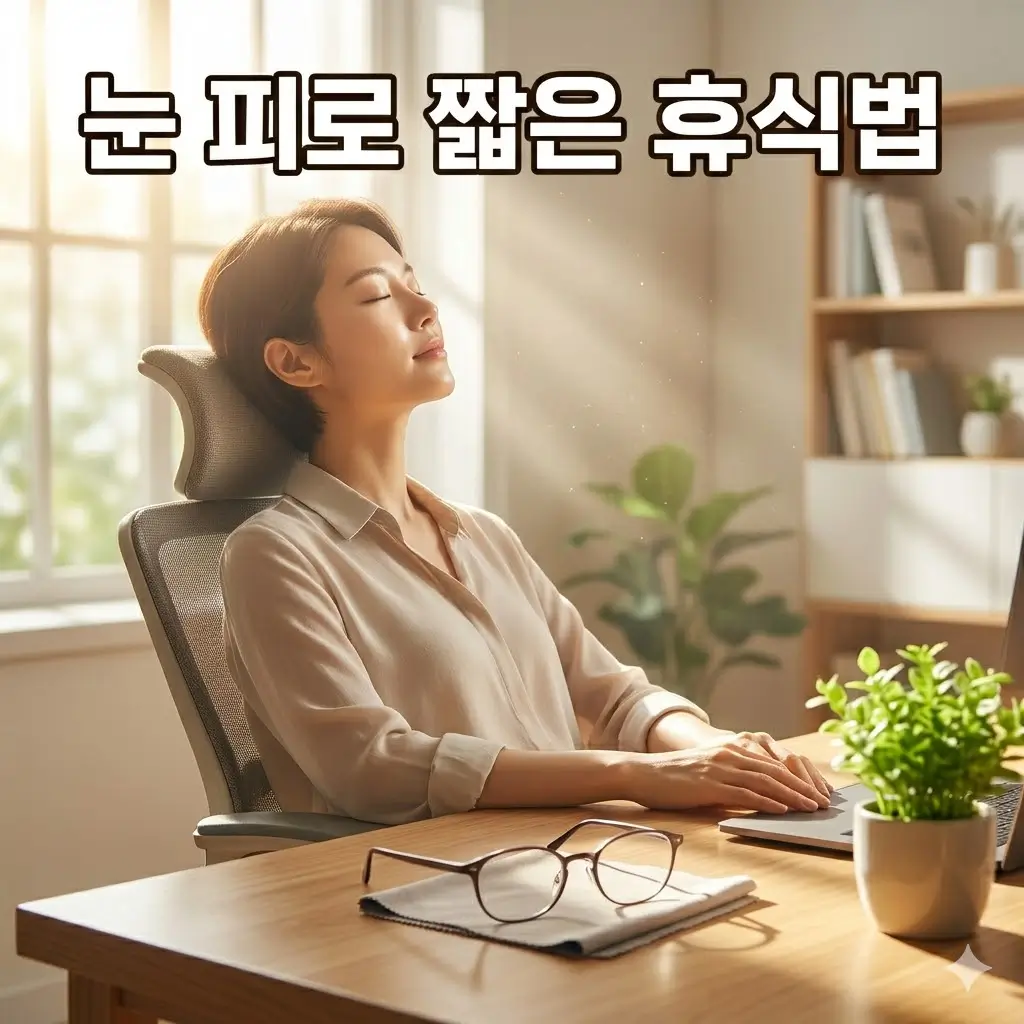 눈이 자주 침침할 때 생활 속에서 실천하는 짧은 휴식법