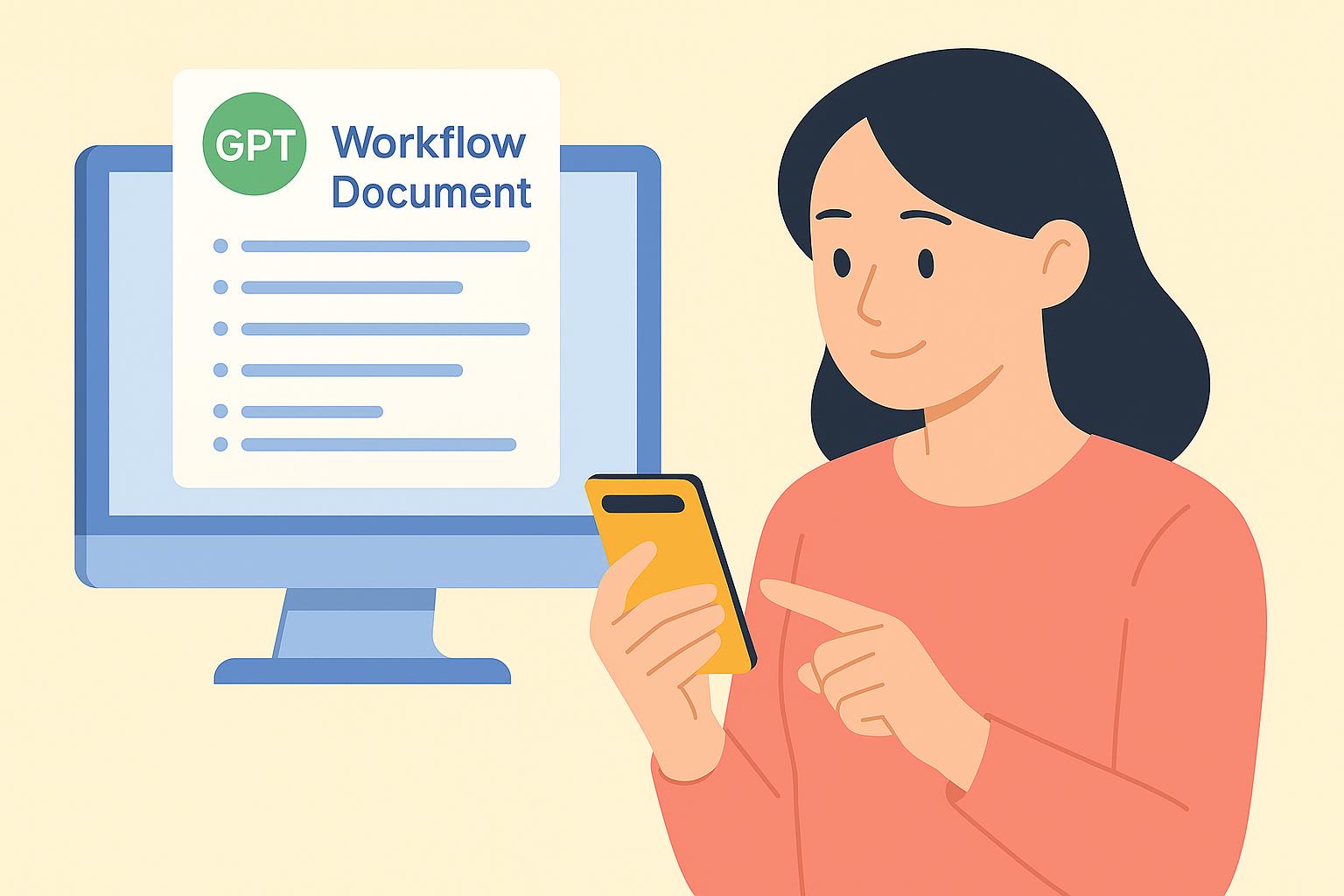 챗지피티 기반 워크플로우 문서 자동화하기