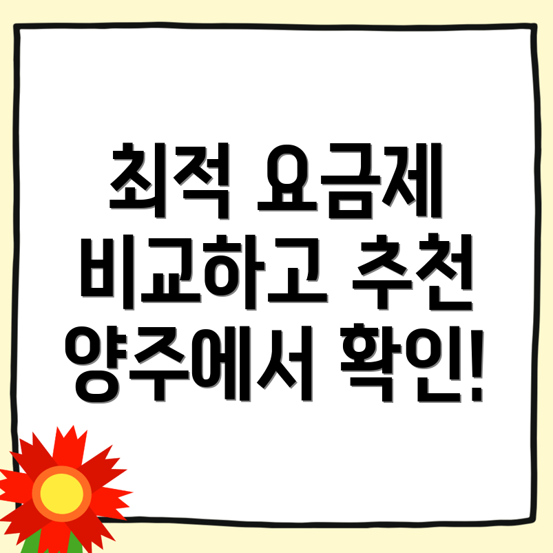 양주시 선불폰 요금제