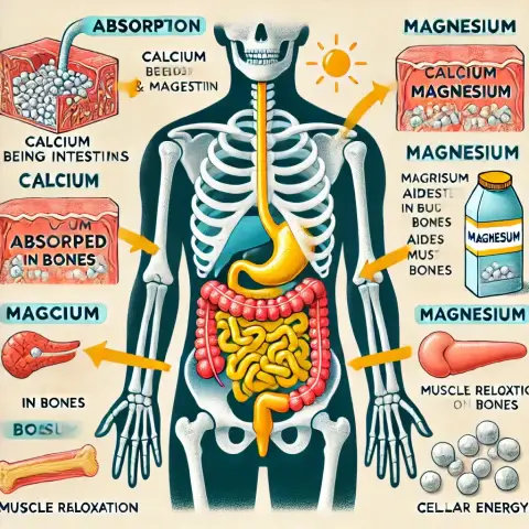 칼슘-마그네슘-흡수과정