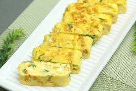 계란말이 쉽게 완성한 모습