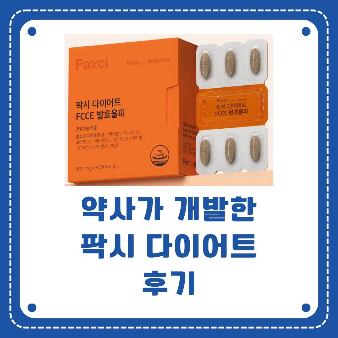 약사가 개발한 팍시다이어트, 10년 다이어트 실패자가 경험한 놀라운 변화