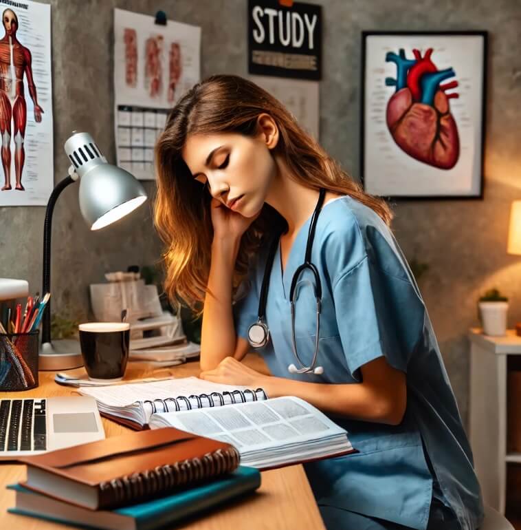 간호 준비하는 수험생