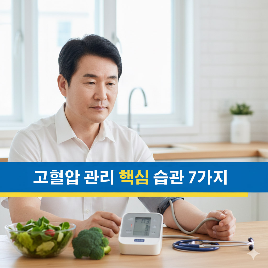 고혈압 관리 핵심 습관 7가지