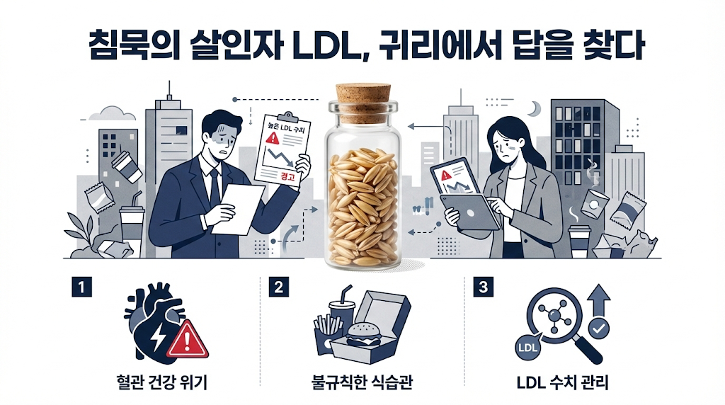 침묵의 살인자 LDL 인포그래픽