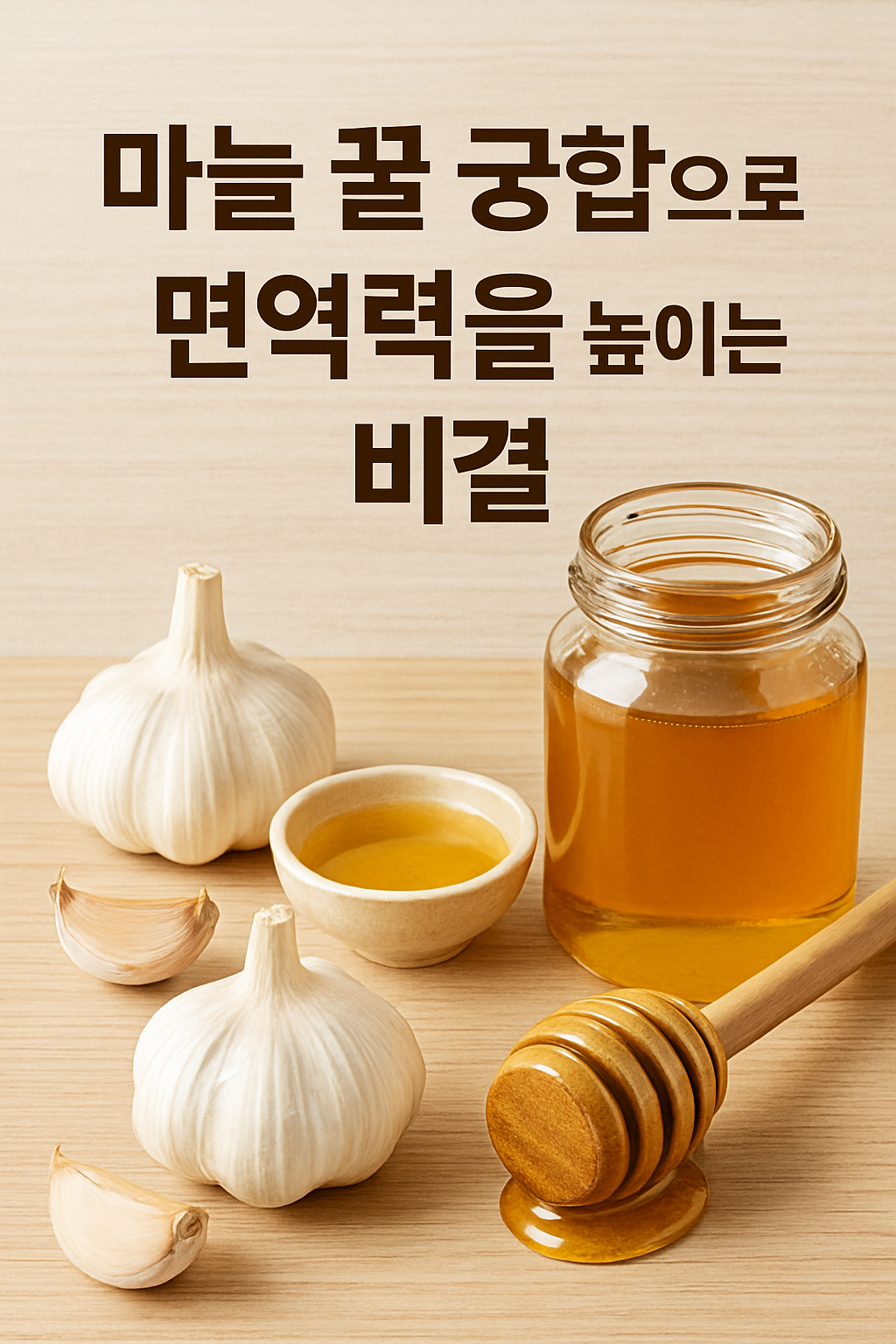 마늘 꿀 궁합으로 면역력을 높이는 비결