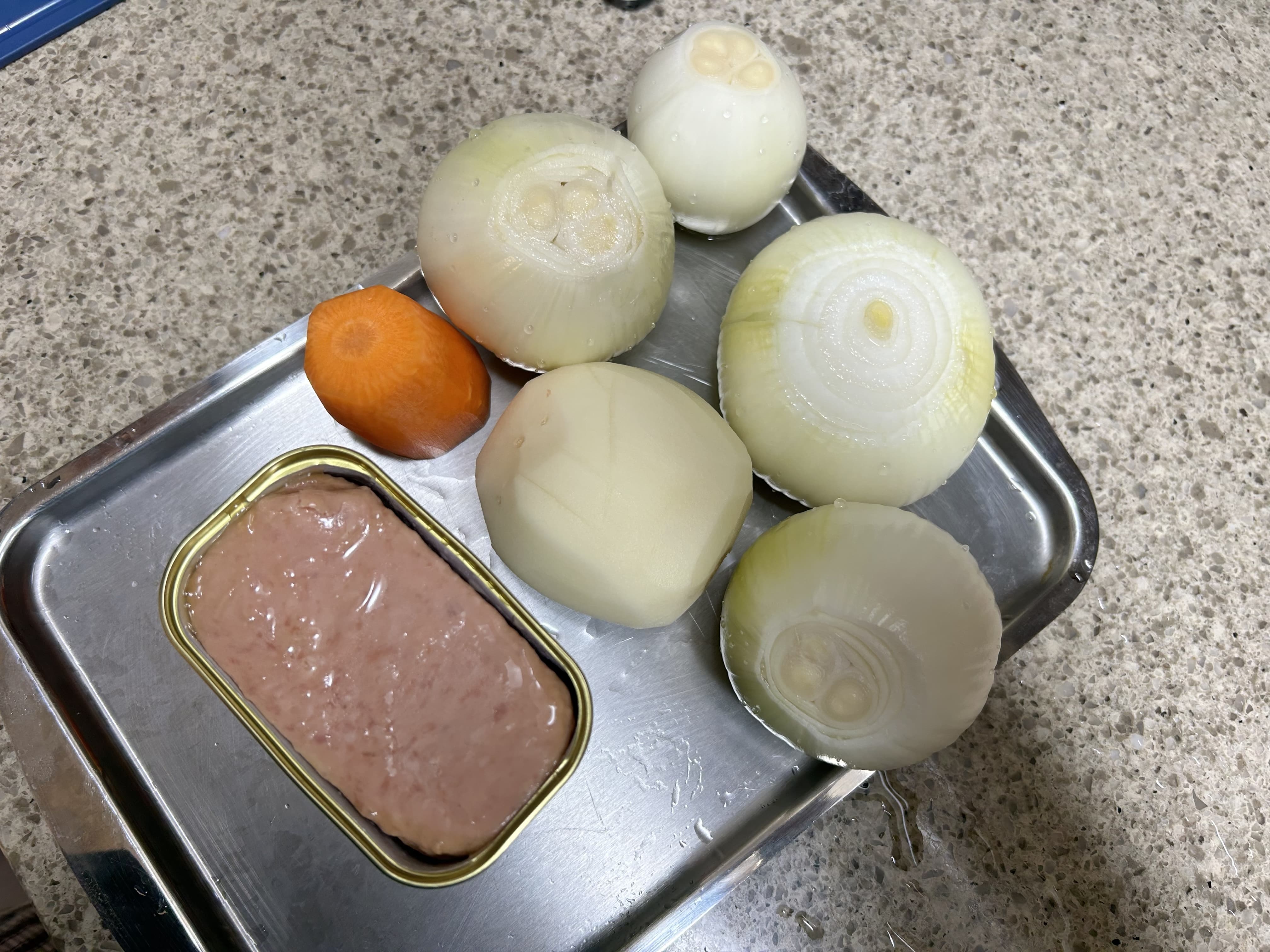 [chef&amp;#44; Daddy] 채수로 끓여 감칠맛 두 배! 스팸 카레 만드는 법 (돈까스 토핑까지)