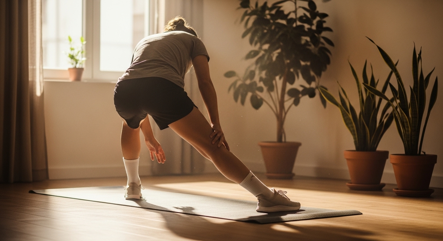 달리기 후 근육을 부드럽게 풀어주는 5분 스트레칭 루틴