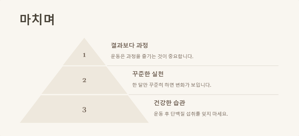 홈트레이닝 루틴 추천