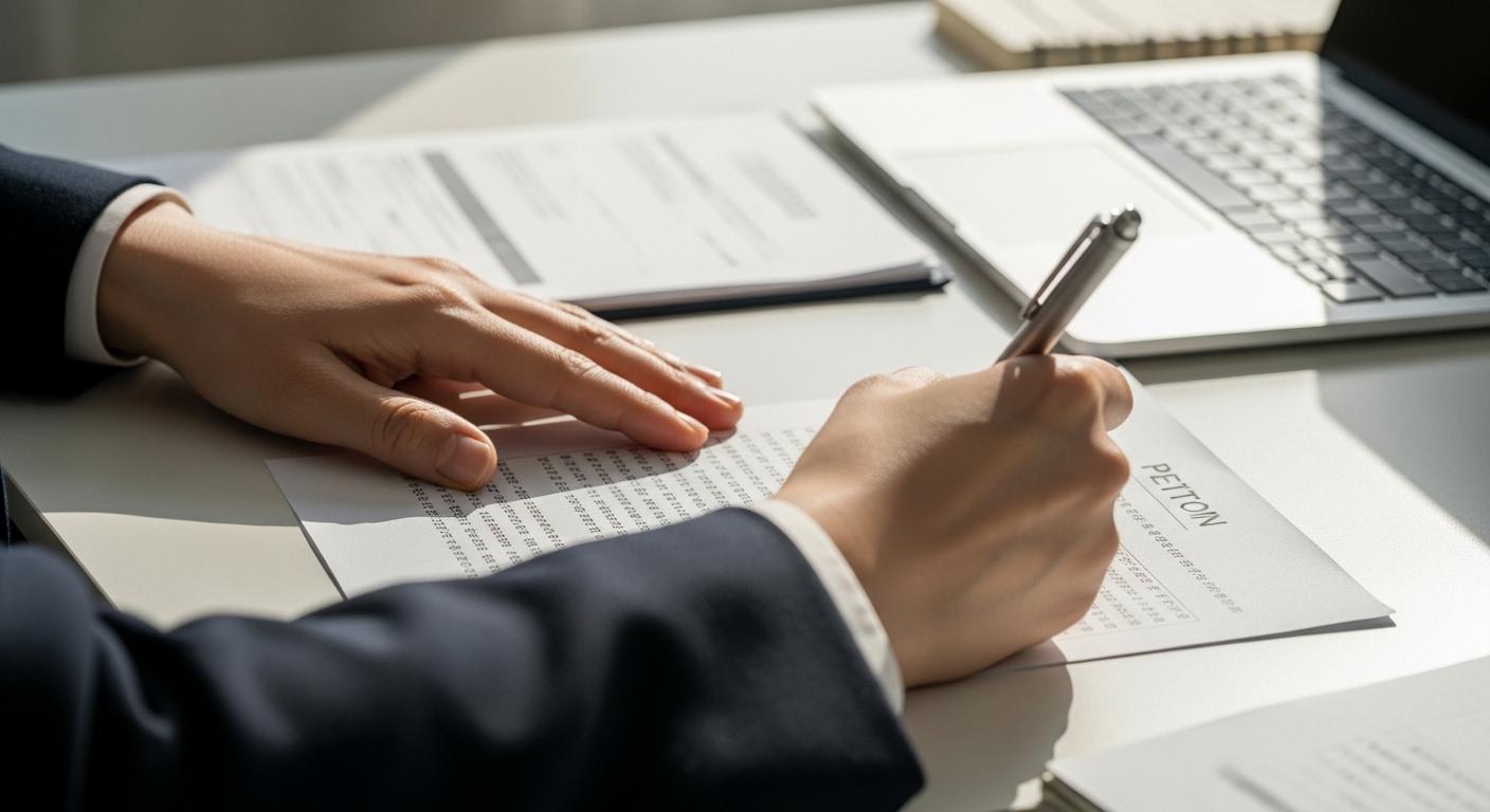 탄원서 작성방법