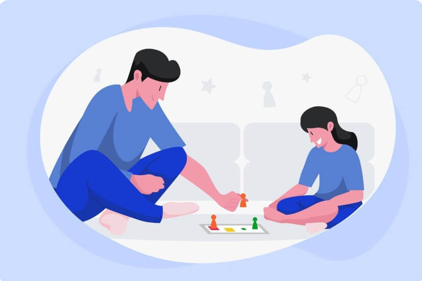 인지행동치료 중인 모습