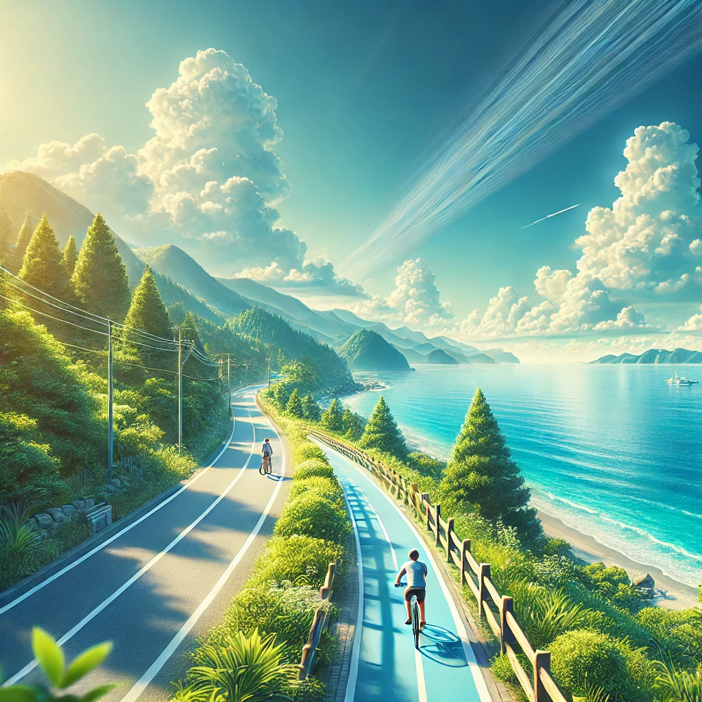 사계절 내내 즐기는 사천 신수도 바다 자전거길