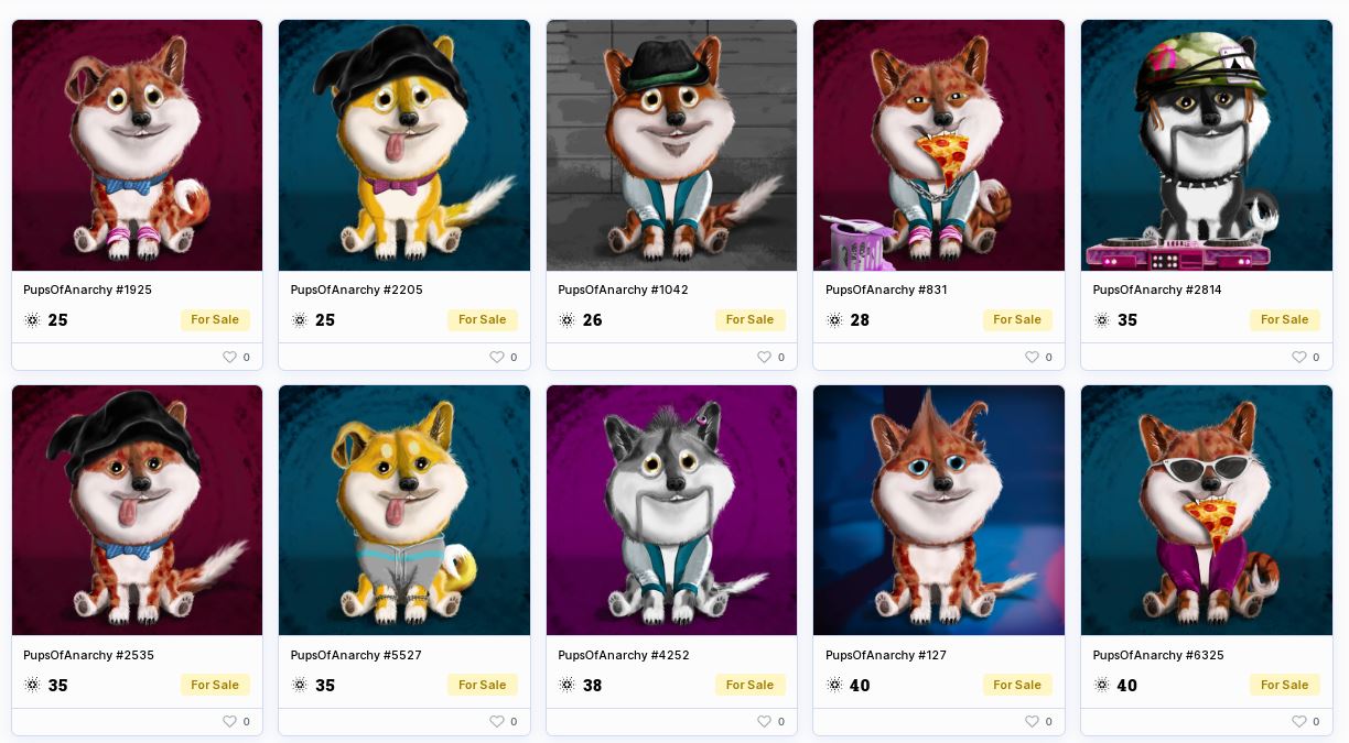 Pups of Anarchy-2차 마켓