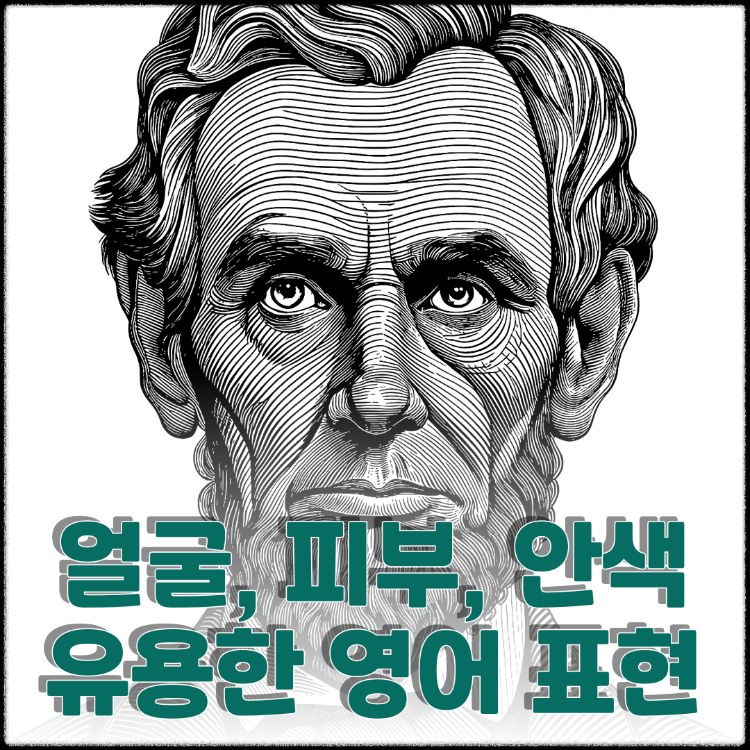 얼굴 피부 안색과 관련한 유용한 영어 표현