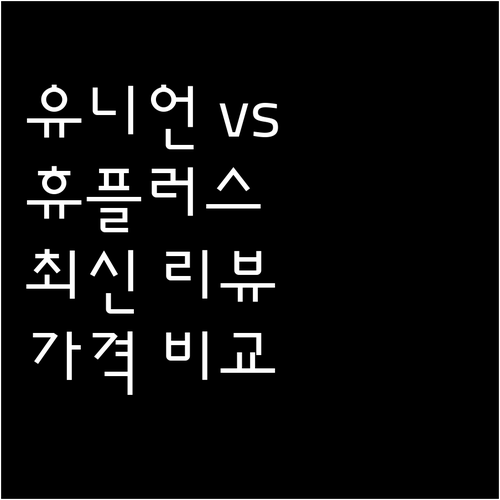 유니언 vs 휴플러스 안마기 추천 비..
