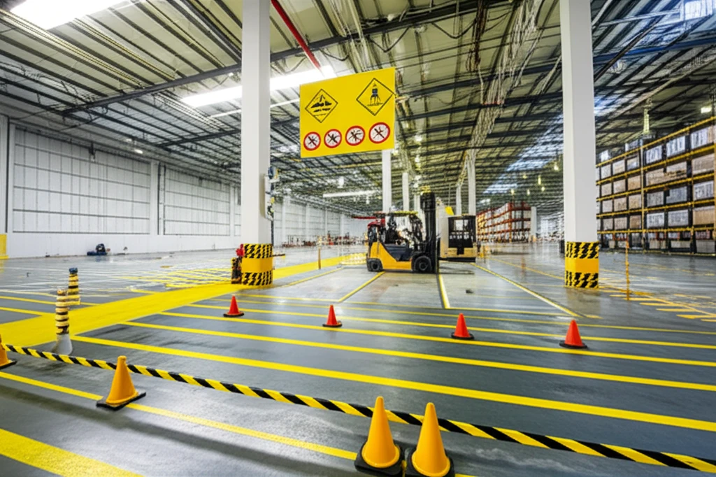 지게차 실내 작업 안전 및 효율성 극..