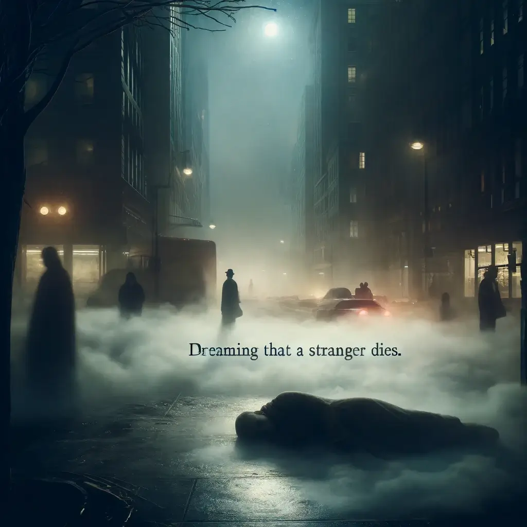 모르는 사람이 죽는 꿈 해몽