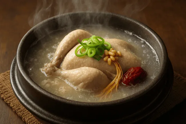 여름철 보양 음식 삼계탕
