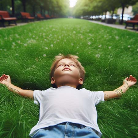 어린이-맑은-산소-호흡