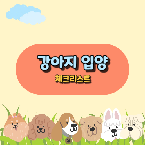 강아지 입양