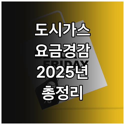 2025년 사회적 배려 대상 도시가스..