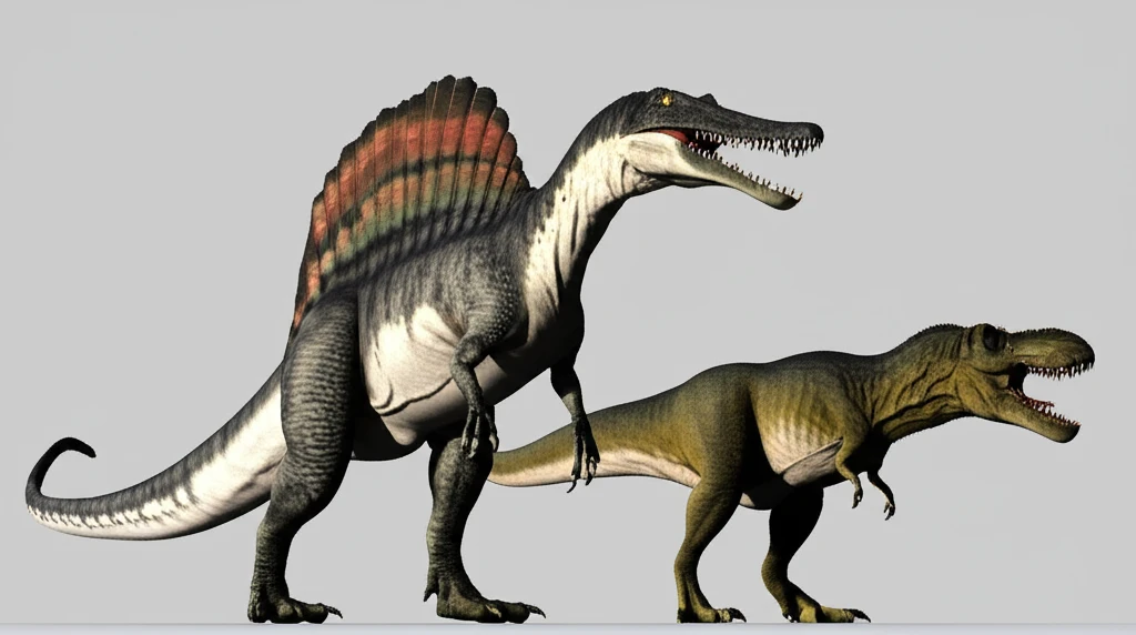 스피노사우루스 vs 티라노사우루스: