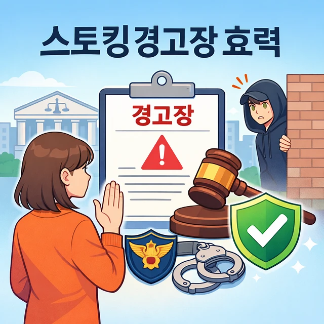 스토킹경고장효력