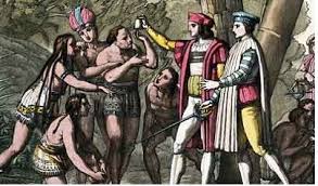 크리스토퍼 콜럼버스는 마지막 항해를 하고 있었다.