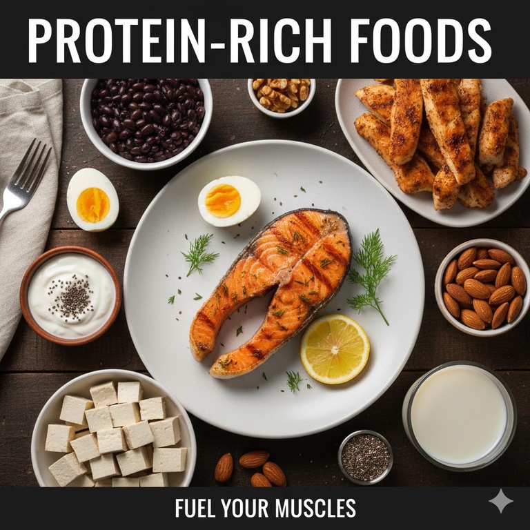 단백질이 풍부한 식품