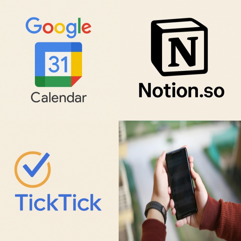 출퇴근길 스케쥴 정리 앱 비교 관련 이미지