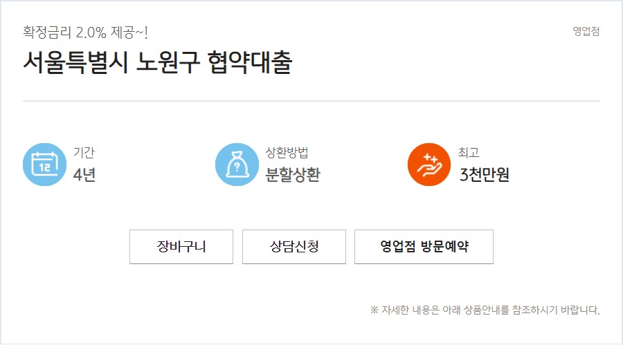 서울특별시 노원구 협약대출