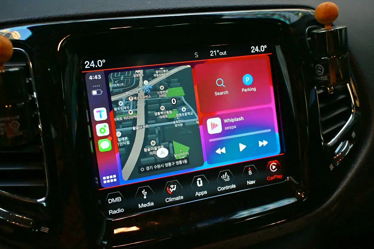 무선 카플레이 지원 안되는 차에서 사용하기 메이튼 오토프로 사용후기 캡처 10