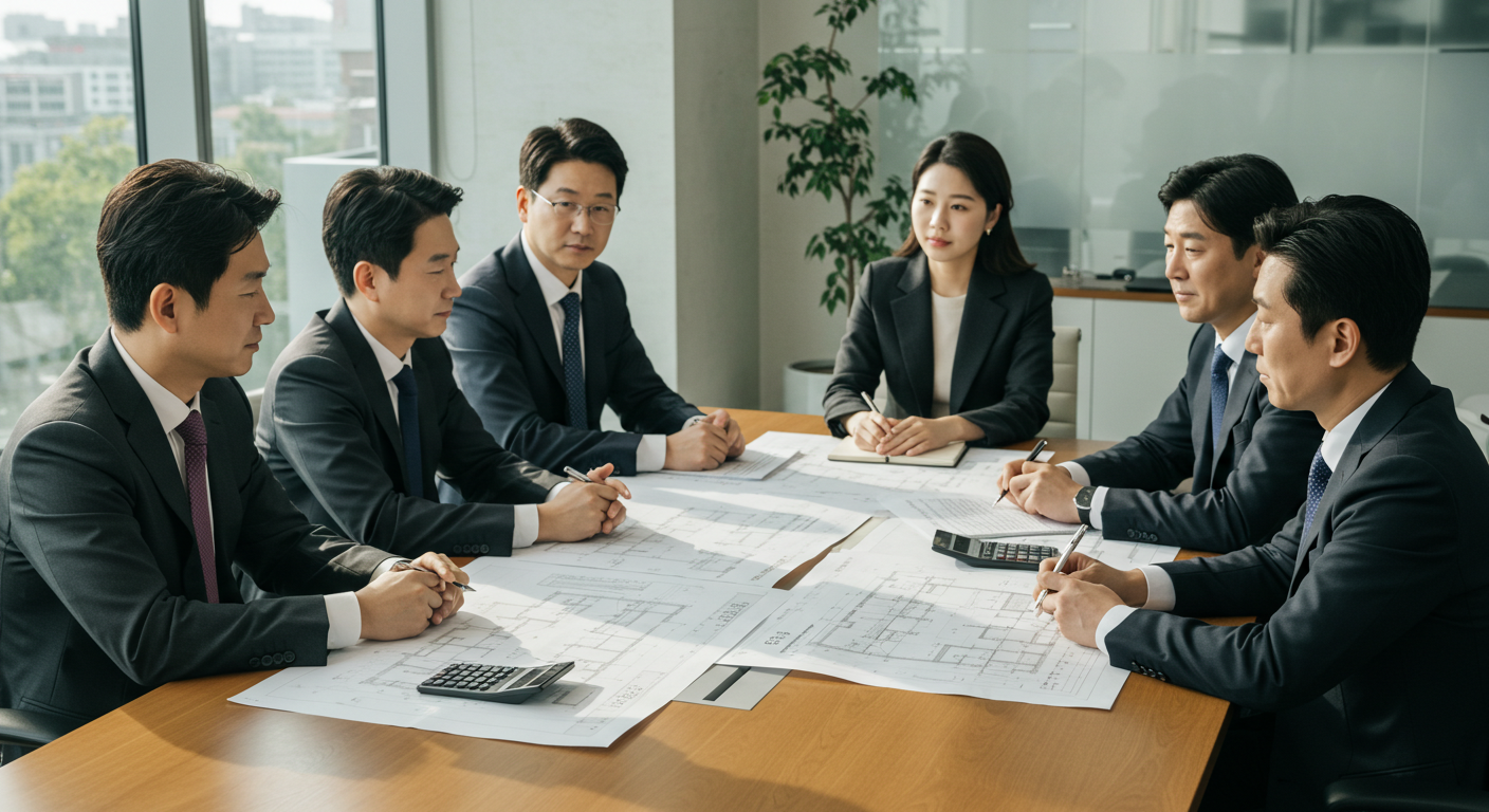 공동소유, 건물투자, 지분계산