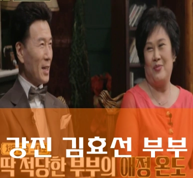 가수 강진 김효선 