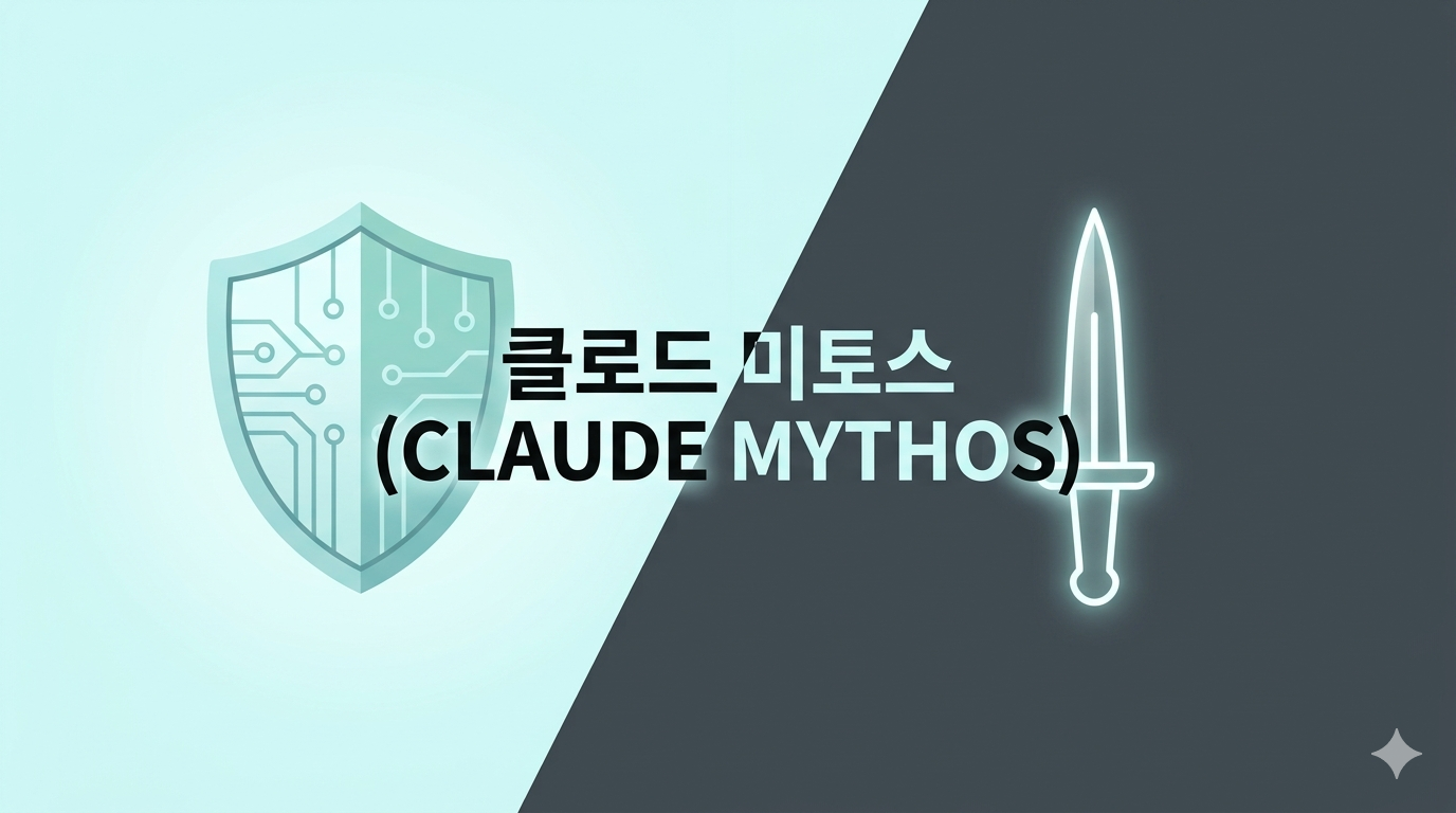 "클로드 미토스 AI 보안 양날의 검 방어와 위협 인포그래픽"
