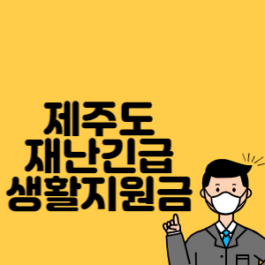 제주도 재난 긴급 생활지원금 썸네일