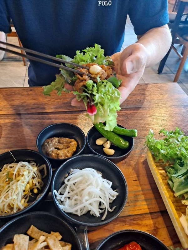 싸미랑 간장불고기 쌈 싸다