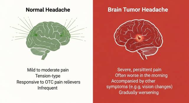 뇌종양 두통 일반 두통 차이