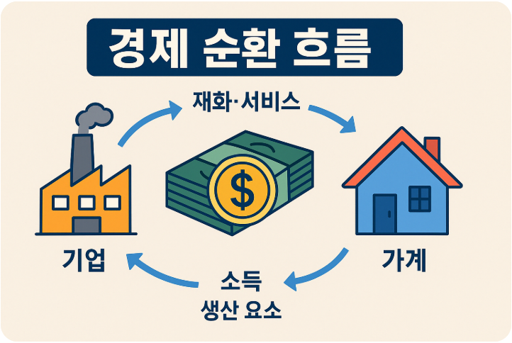 경제 순환 흐름 완전 정리