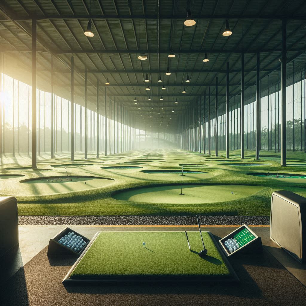 실외골프연습장 배경
