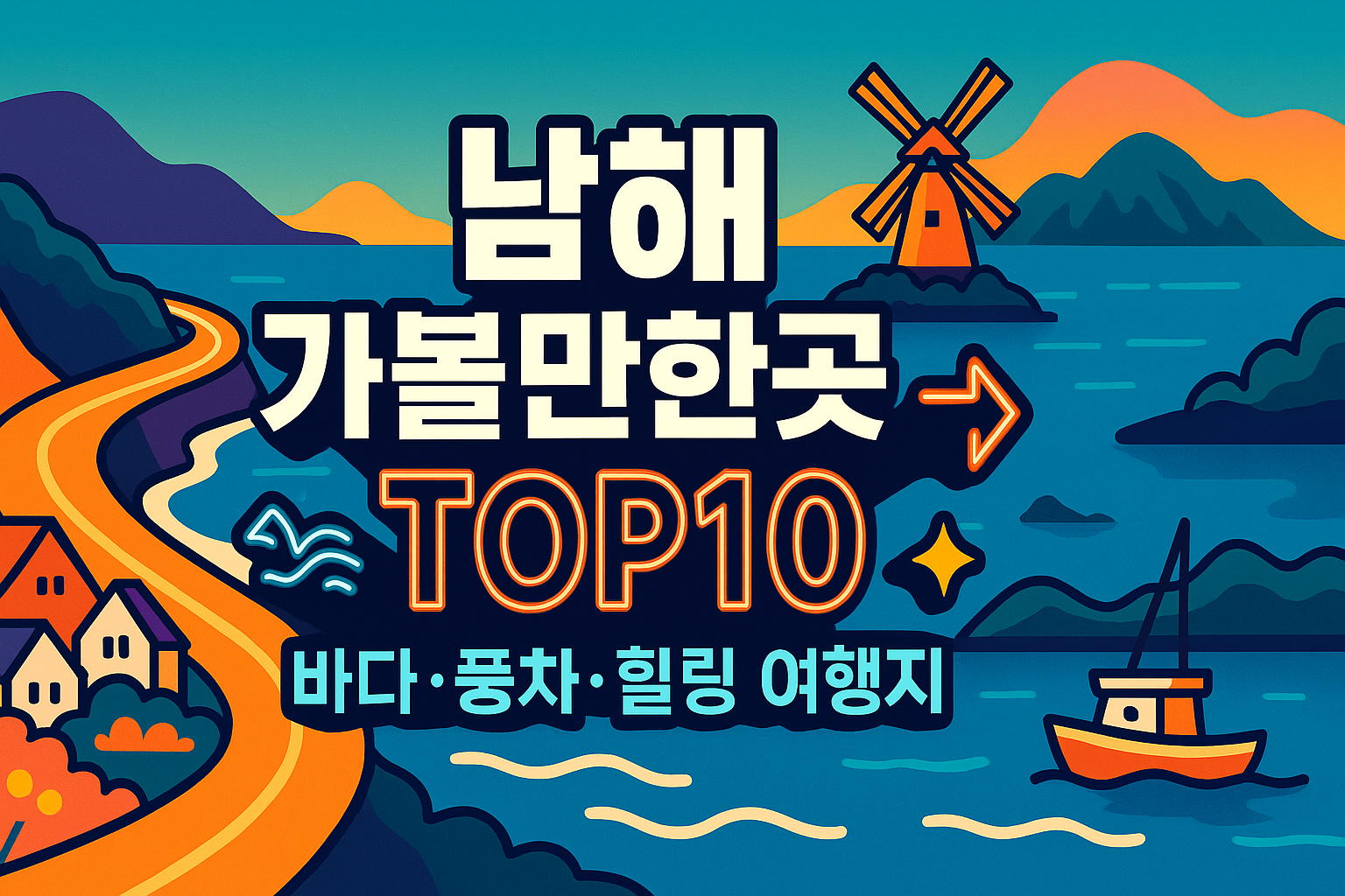 남해 가볼만한곳 베스트10