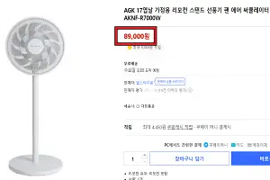 쿠팡에서-판매하는-AGK-에어맥스-팬큘레이터-가격