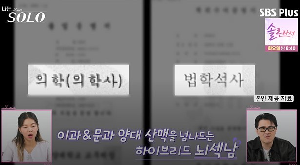나는솔로 25기 광수 직업 프로필 소송